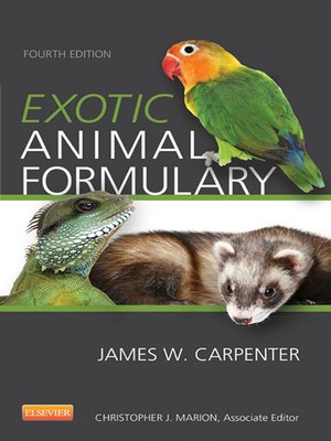 cover image of Exotic Animal Formulary--eBook